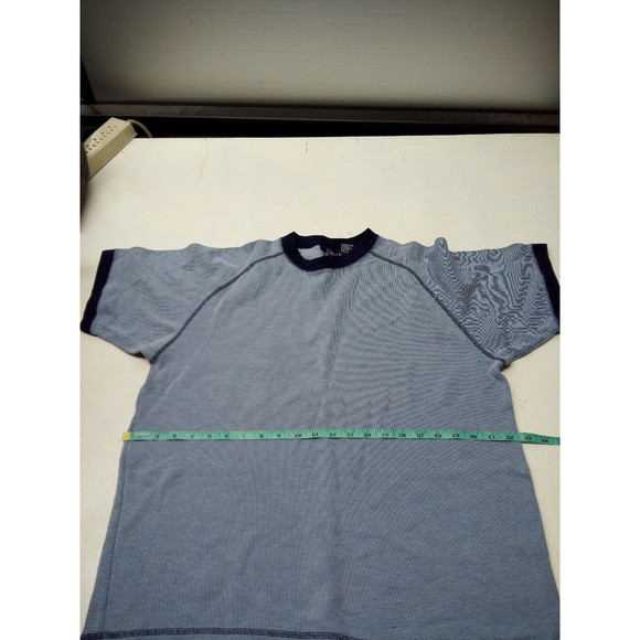 C-Two Hawaiian Style Shirt Large Blue w/ Surfer girl & Surfboard Short Sleeve - Picture 4 of 5